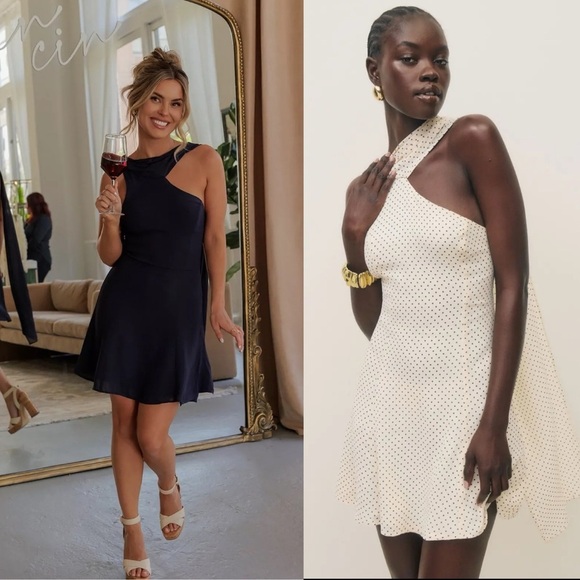 REFORMATION NWT Rossi Mini Dress in Allegra 00 - Picture 2 of 12